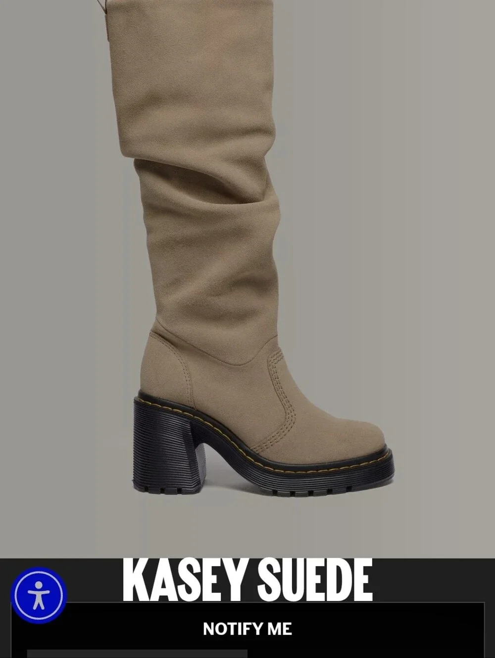 Brand New Never Worn Dr. Martens Kasey Savanah Tan Boots